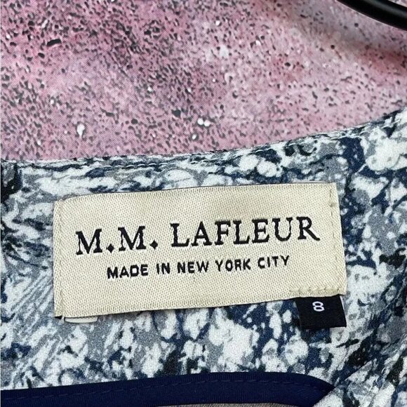 M.M.LaFleur Sarah 4.0 Dress in Indigo Marble size 8 - Picture 8 of 15